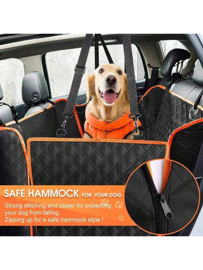 Waterproof Dog Car Seat Cover - Suitable for Cars, Trucks and Suvs