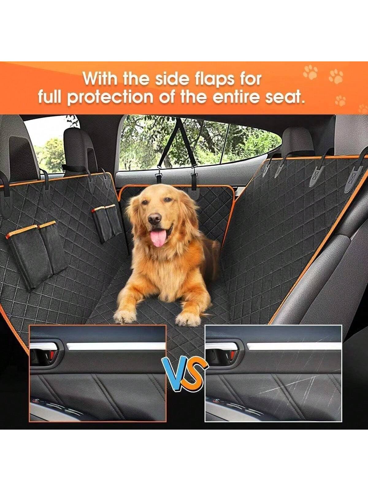 Waterproof Dog Car Seat Cover - Suitable for Cars, Trucks and Suvs