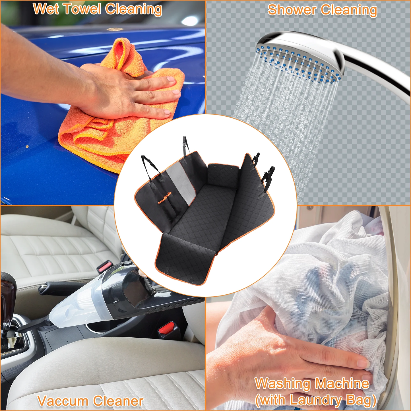 Dog Car Seat Cover - Suitable for Cars, Trucks and Suvs